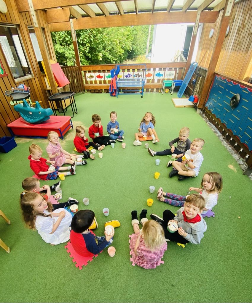 Children in a circle